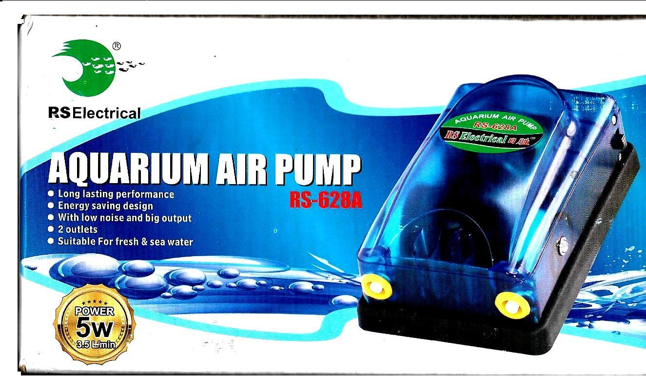 Rs Electrical Air Pump Rs-628a Dual Outlet Air Pump For Aquarium