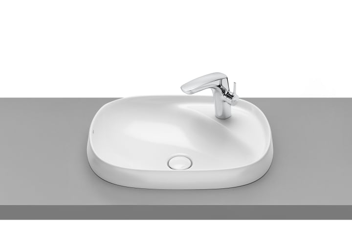Roca RS3270B6000 Beyond In countertop FINECERAMIC® basin,White