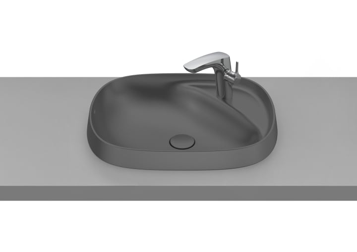 Roca RS3270B6640 Beyond In countertop FINECERAMIC® basin,Onyx