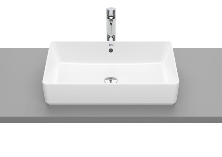 Roca RS3270Y2000 The Gap SQUARE Overcountertop Vitreous china Wash Basin