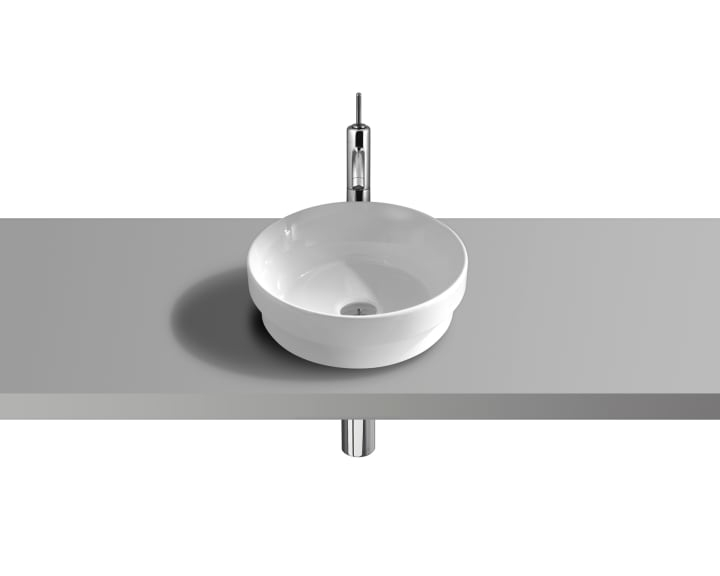 Roca RS327450460 Loop Over countertop vitreous china basin