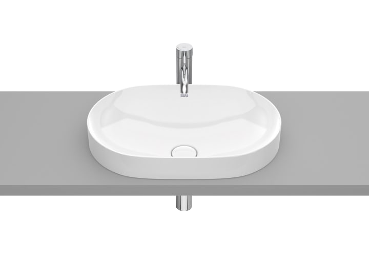 Roca RS327527000 Inspira ROUND - In countertop FINECERAMIC® basin