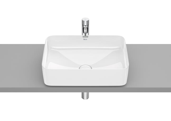 Roca RS327530000 Inspira SQUARE Over countertop FINECERAMIC basin