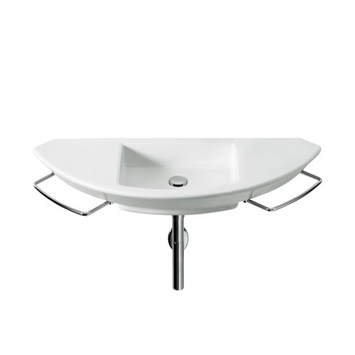 Roca RS327879000 Mohave Vanity Wall-hung Vitreous china wash basin