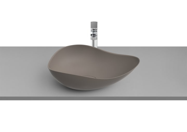 Roca RS327A13660 Ohtake Overcountertop FINECERAMIC Wash Basin ,Coffee