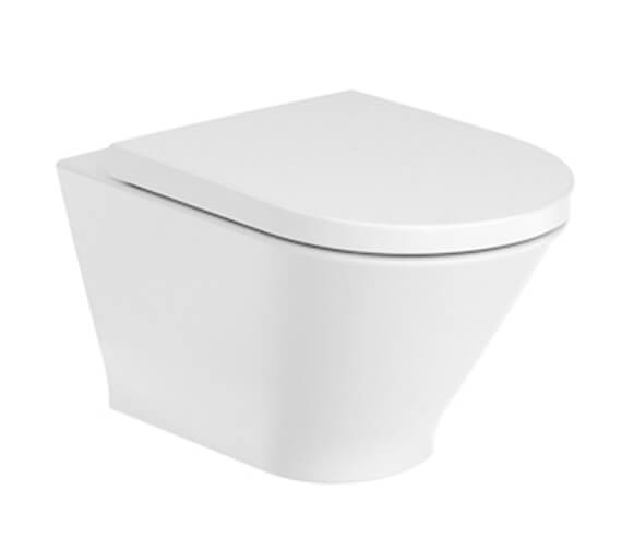 Roca RS3460NL000 Round Compact Wall Hung Rimless Toilet