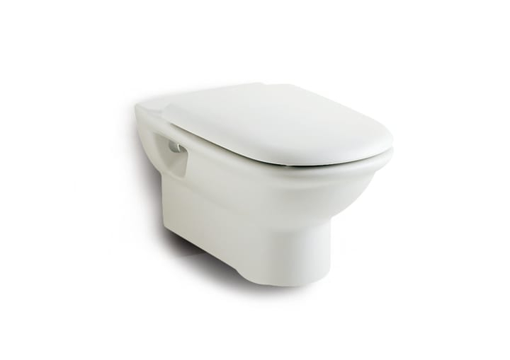 Roca RS346467460 Giralda Vitreous china wall-hung WC with horizontal outlet