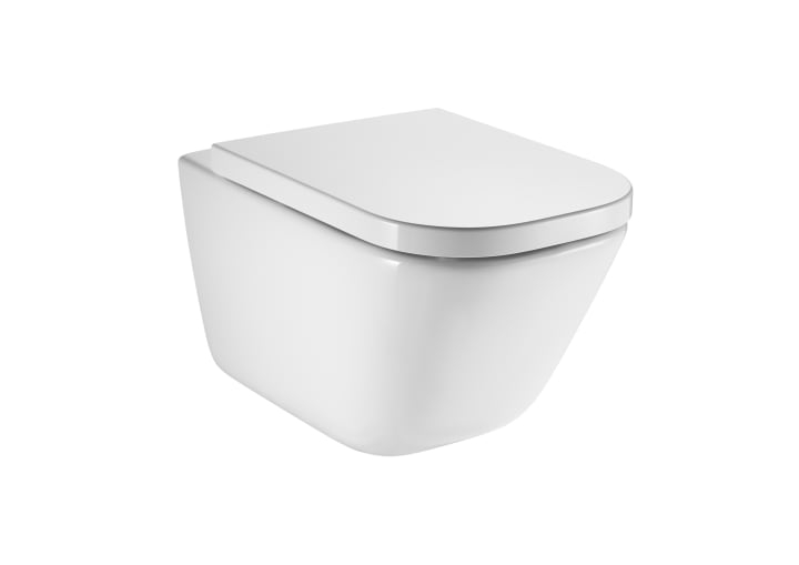 Roca RS34647L000 The Gap Vitreous China wall-hung Rimless Toilet