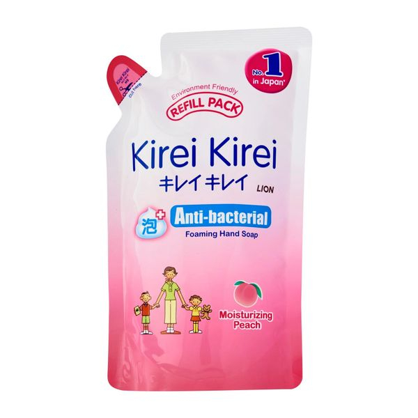 Kirei Kirei Moisturizing Peach Foaming Hand Wash Refill 200ml