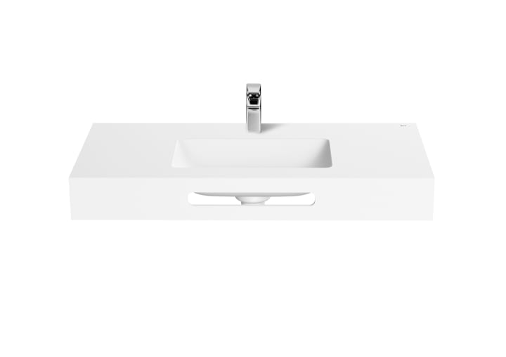 Roca RSW1153E81F40H002 Modo Wall-hung SURFEX® washbasin