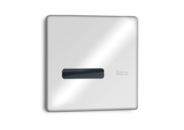 Roca RT525165103 Sentronic-S Electronic Urinal Flush Valve 110x110x92 Concealed Box, 120x120 Front Plate Body Ac