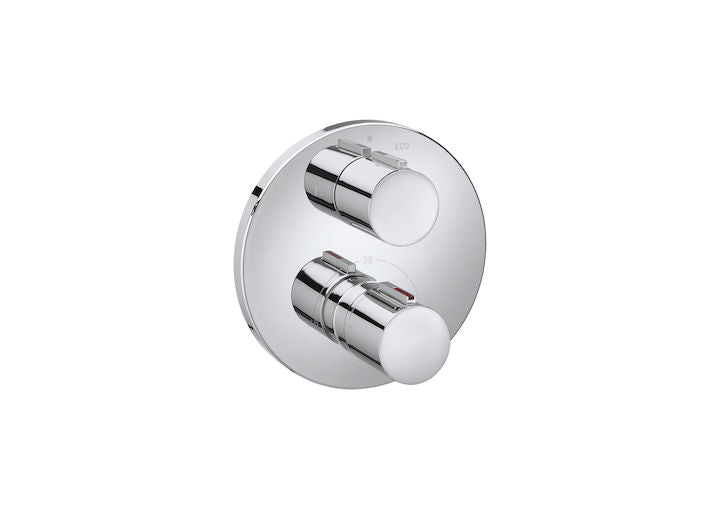 Roca RT5A0C09C00 T-1000 Built-in Thermostatic Bath-shower Mixer With Diverter