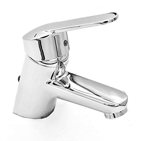 Roca Chrome Victoria Basin Mixer with Aerator (Silver)-RT5A3125CA1