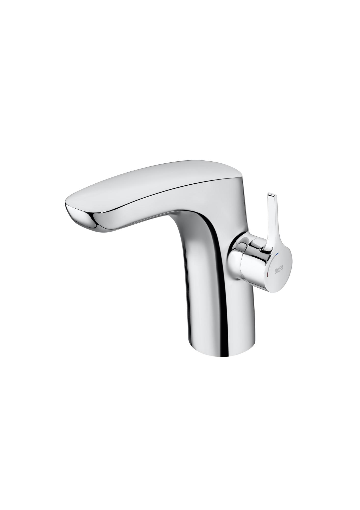 Roca RT5A323AC00 Insignia Smooth body basin mixer with click clack waste, Cold Start