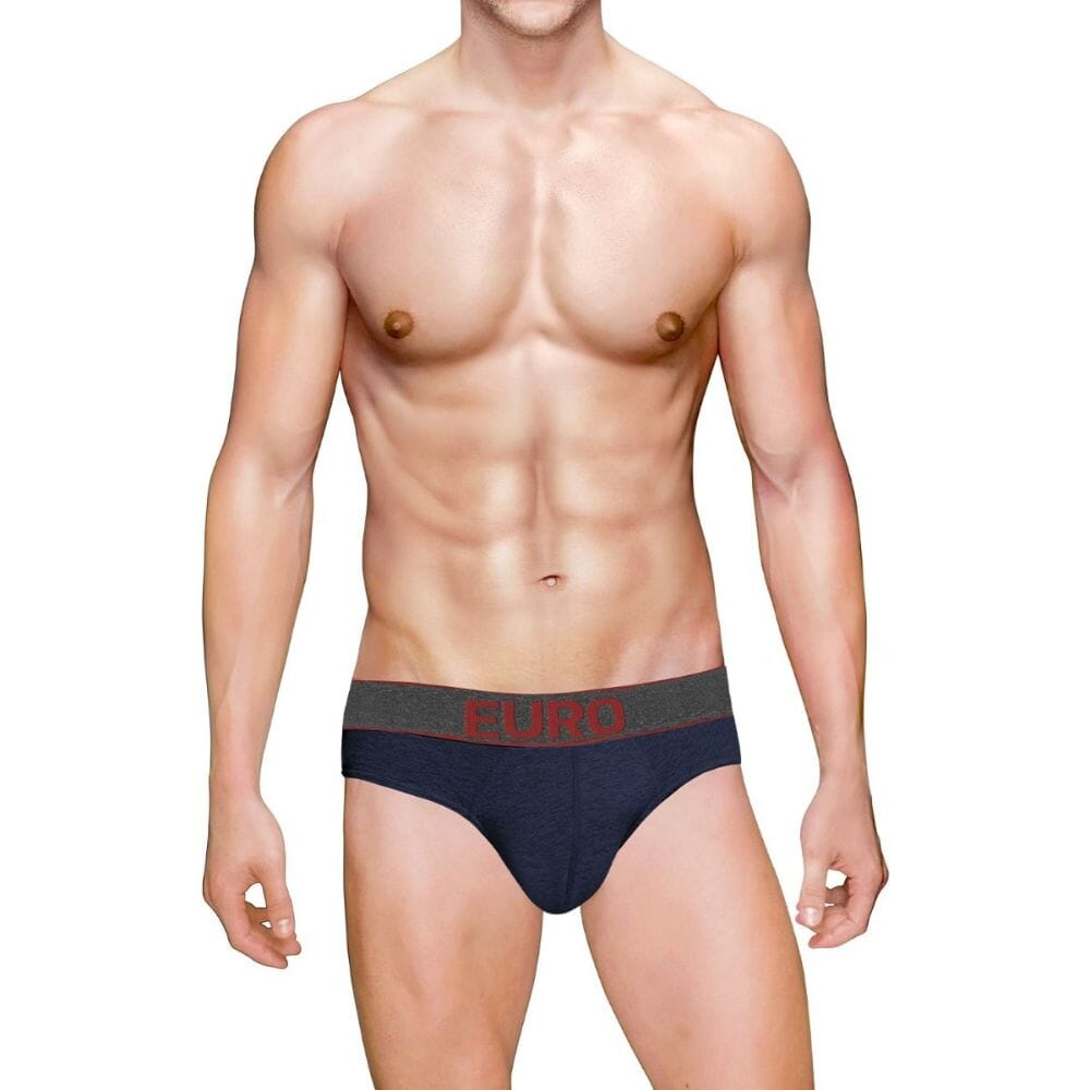 Rupa Briefs for Men Euro-1001 Underwear Black