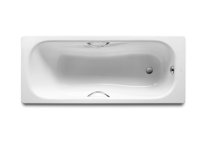Roca RW220270001 Princess Rectangular Steel Bath With Anti Slip Base