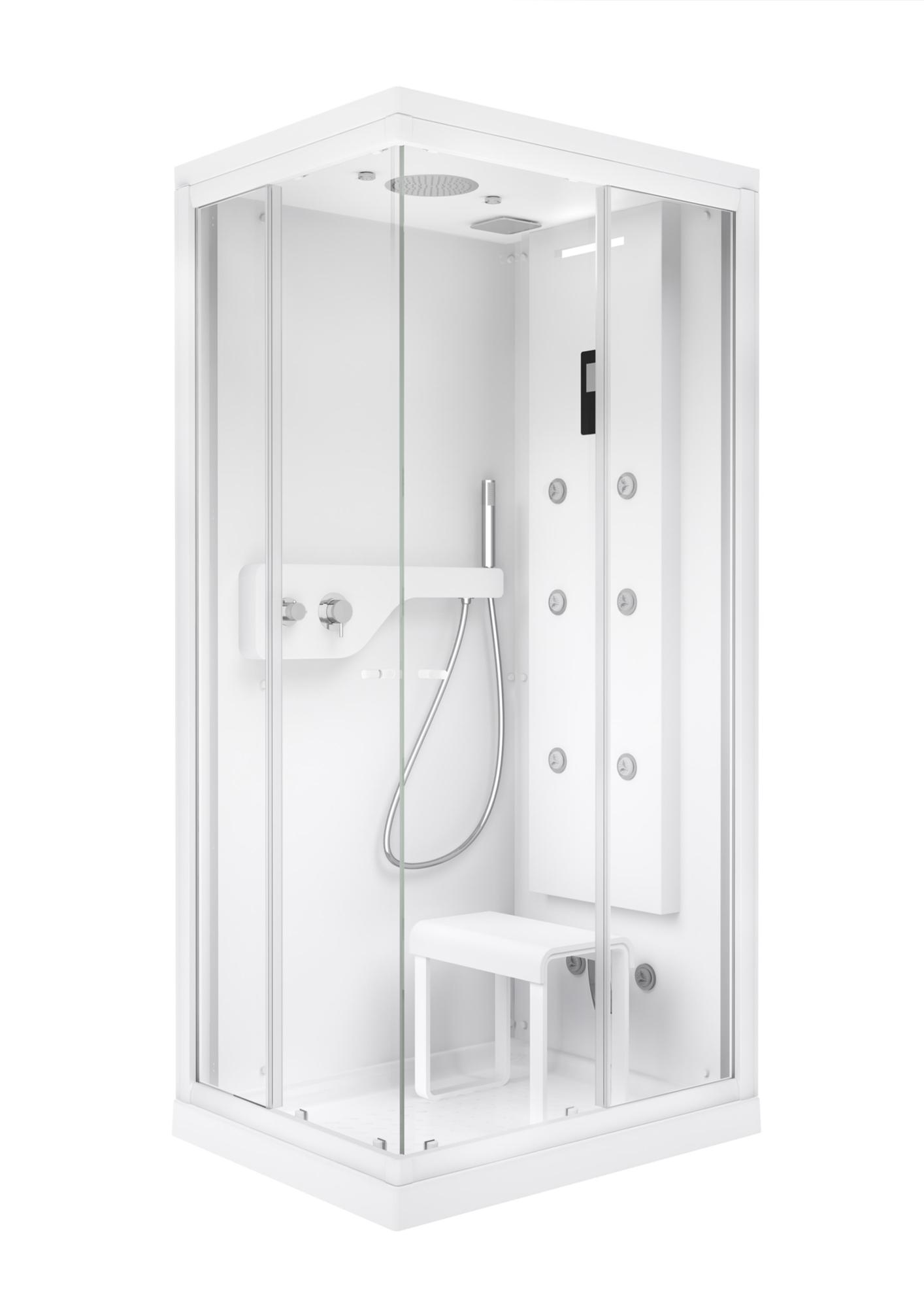 Roca RW2H0425000 ZEN CLUB - Hydromassage cabin right (shower jets right side)