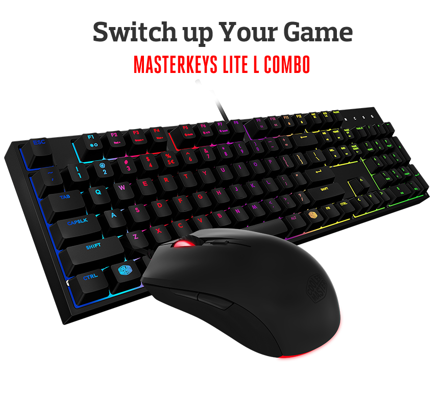 Cooler Master Gaming KB Mouse MK Lite L Combo RGB amazon