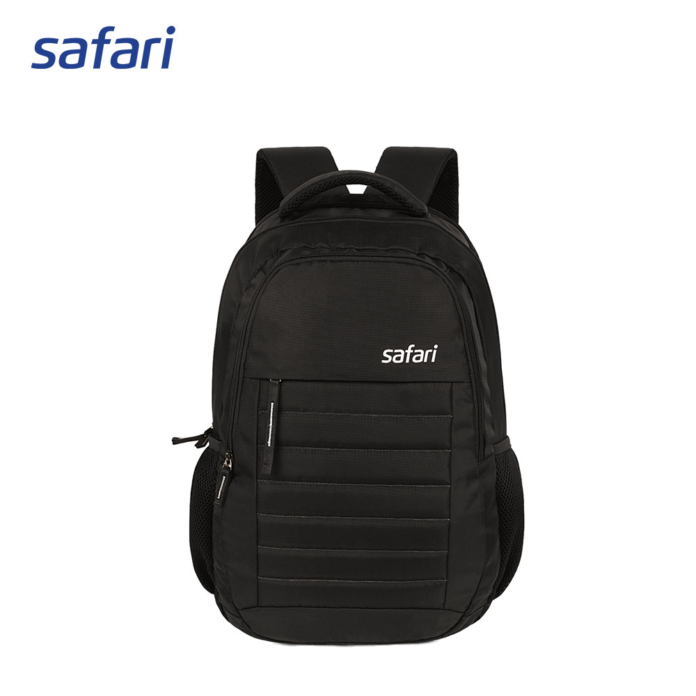 Safari Deluxe Backpack 19 Inch | 3 Compartment | Laptop Compartment | Front Storage Pocket | Mesh Padding | Mesh Pockets 