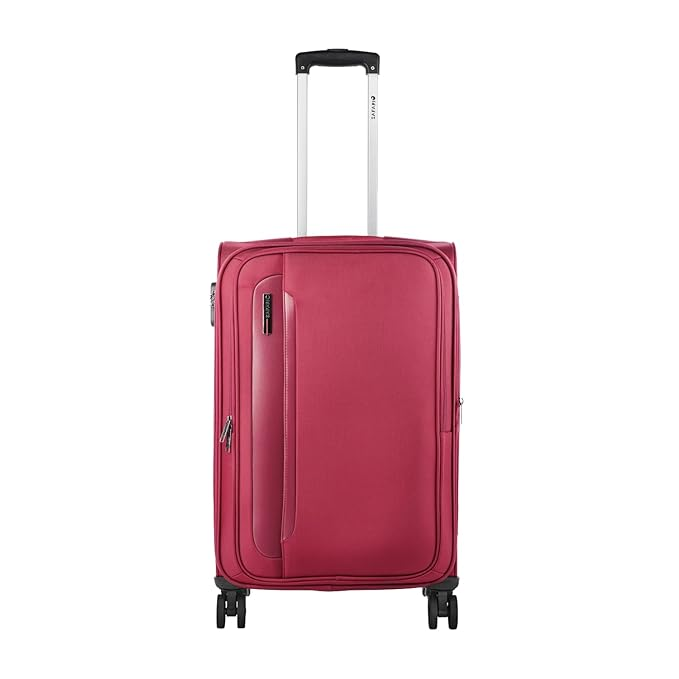 Safari Nuvaldo 4 Wheels Soft Luggage Large Detachable Wet Pocket | Convi Pack Interior | 2 Front Zippered Pocket