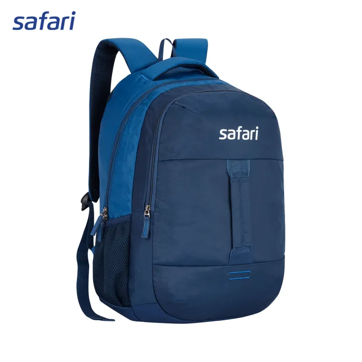 Safari Polo 01 Backpack 19 Inch | Organizer | 2 Compartments | Laptop Compartment | 1 Front Pocket | Mesh Pocket | Color Blue