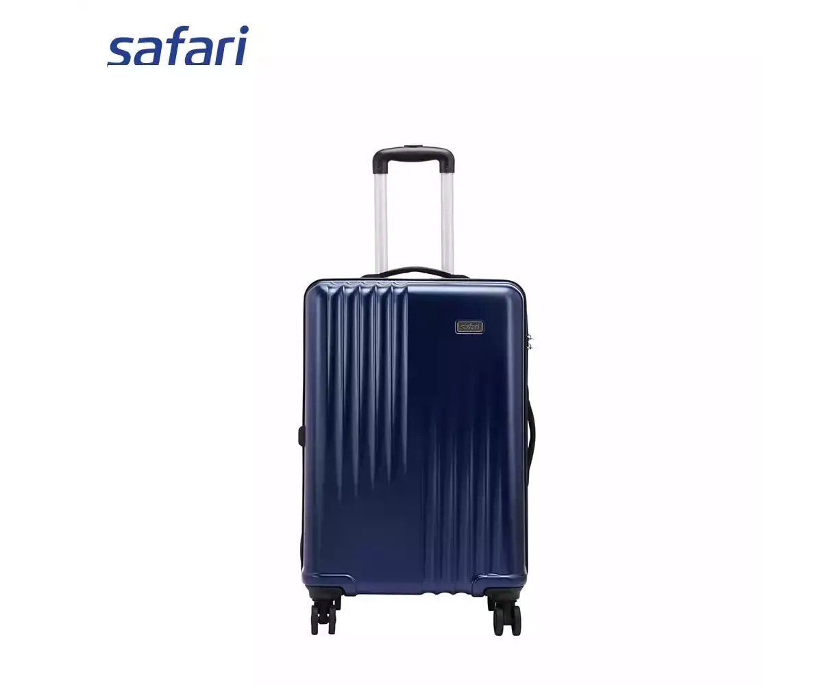 Safari Ryder 8 Wheels Hard Luggage Small 100% Polycarbonate Shell | Anti Theft Secure Zipper | TSA Lock | 