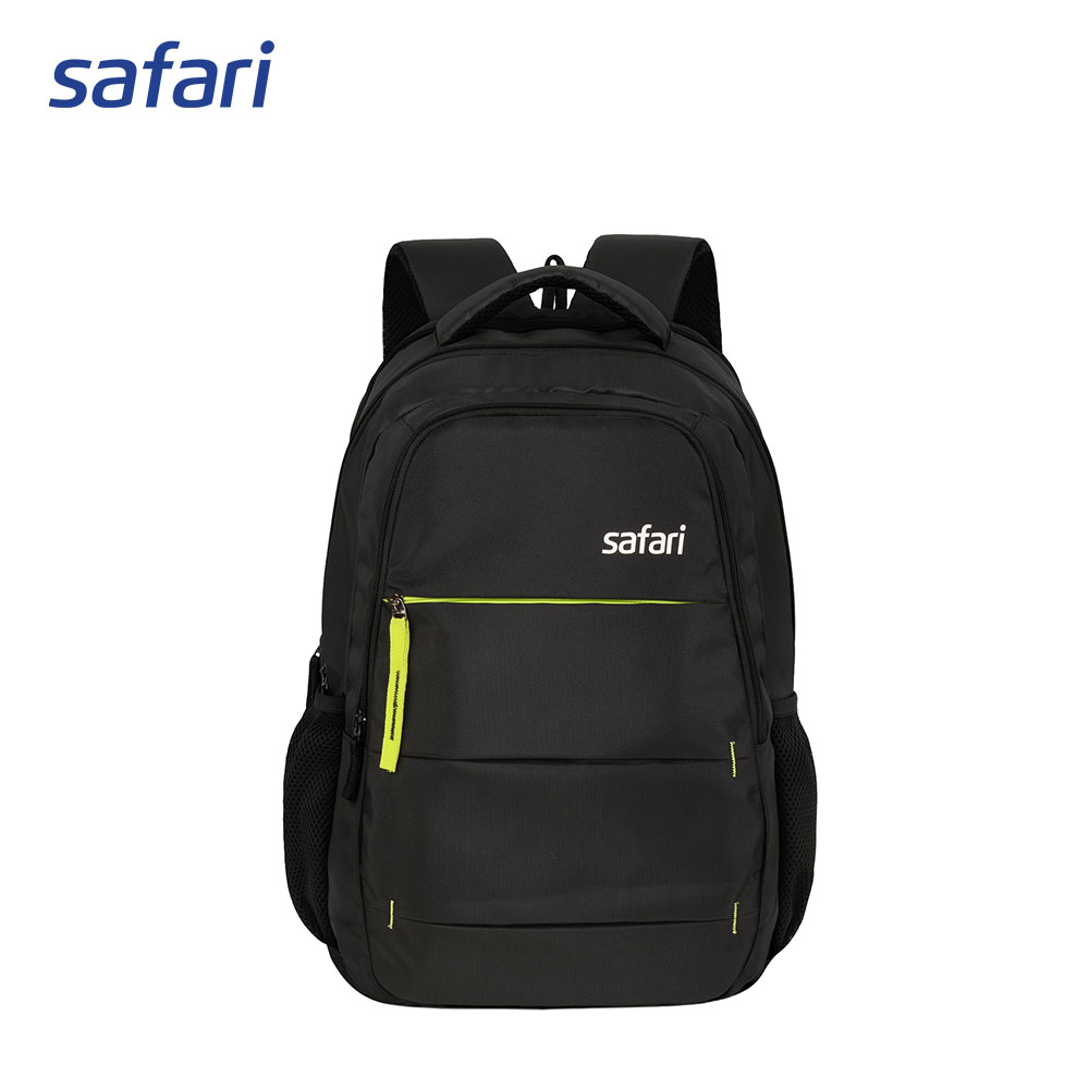 Safari Snap Backpack 19 Inch | 3 Compartment | Laptop Support | Front Storage Pocket | Mesh Pocket | Mesh Padding