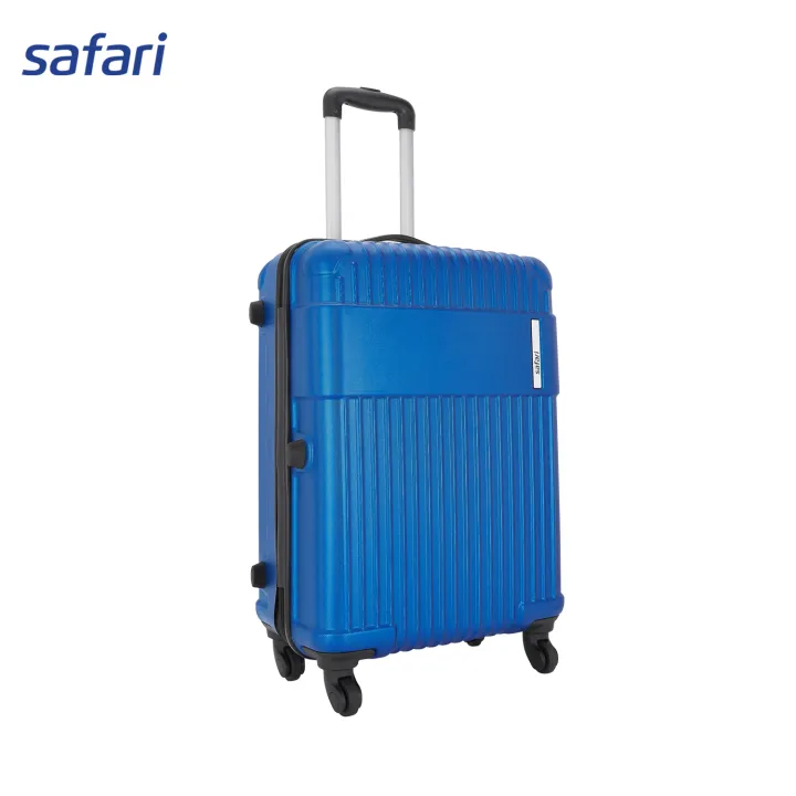 Safari Stealth 4 Wheels Hard Luggage (Medium) | 100% Polycarbonate Shell | Fixed Combination Lock 