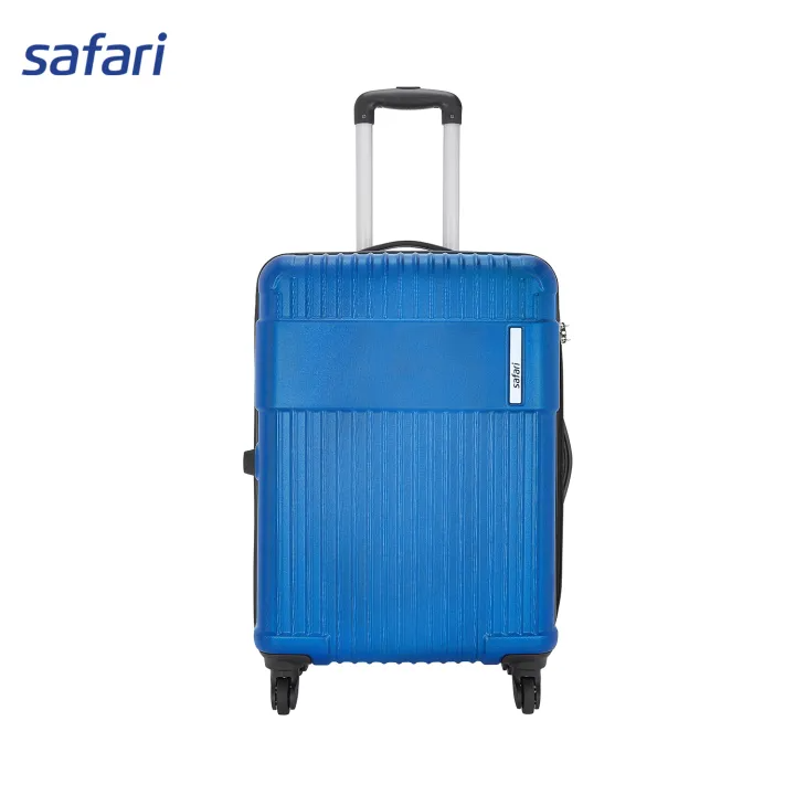 Safari Stealth 4 Wheels Hard Luggage (Small) | 100% Polycarbonate Shell | Fixed Combination Lock 