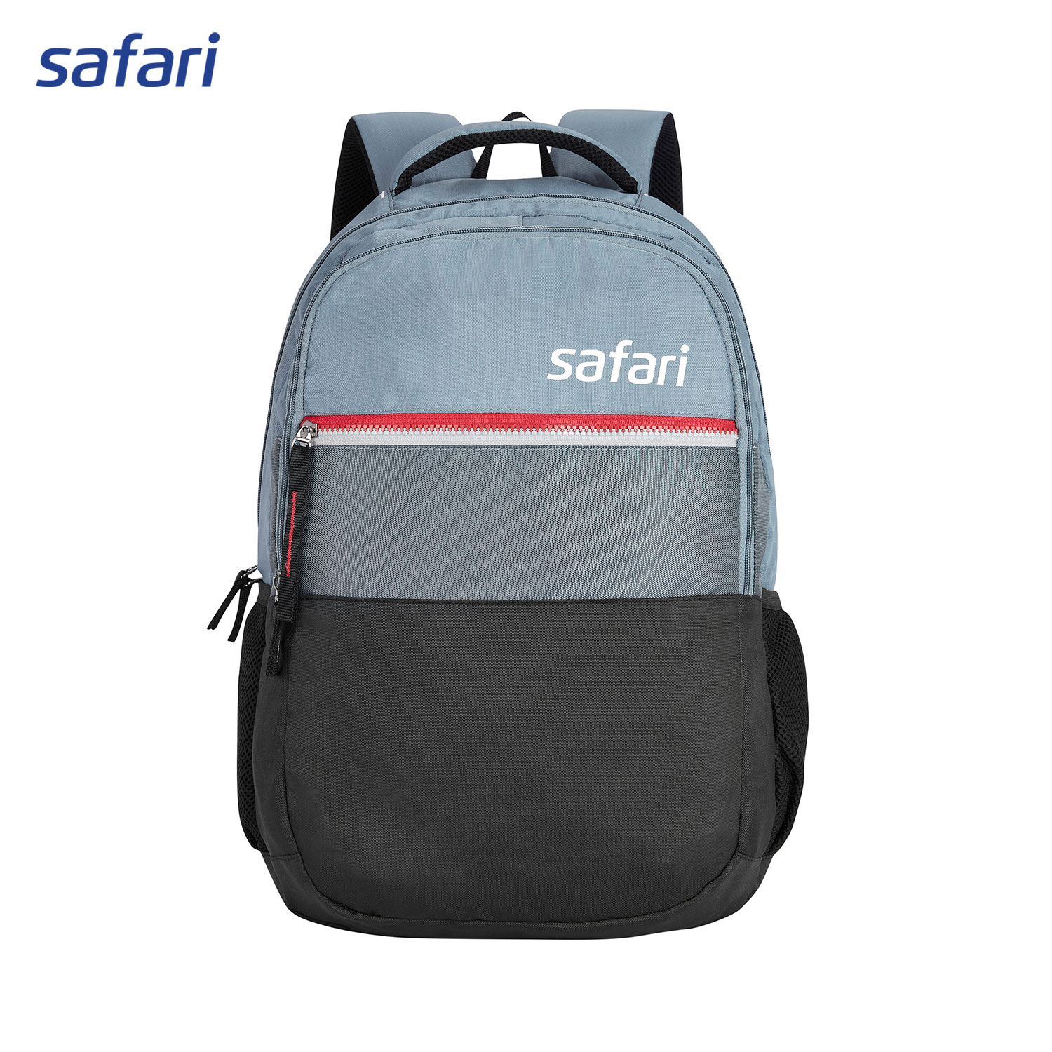 Safari Stint 11 Backpack 19 Inch | Organizer | 2 Compartments | Laptop Compartment | 1 Front Pocket | 2 Side Mesh Pockets | Color Black