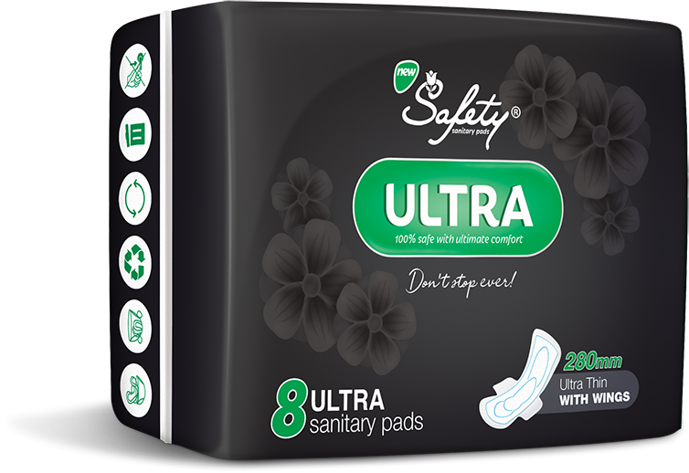 Safety Ultra Black Xl 8 Pcs
