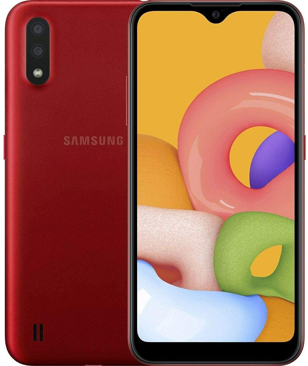 Samsung A01 Mobile Phone Red