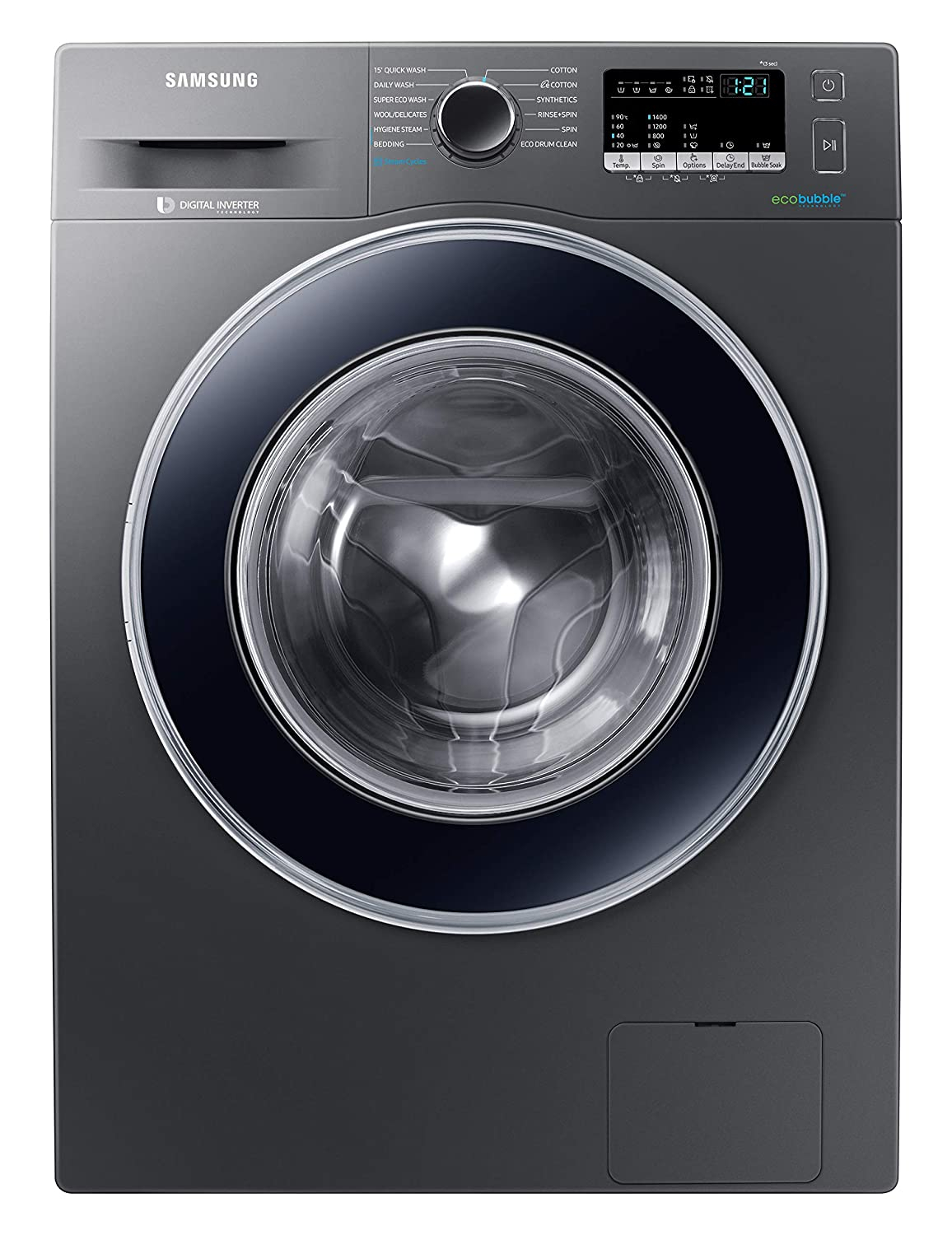 Samsung Samsung 7.0 Kg Inverter Fully-Automatic Front Loading Washing Machine WW71J42E0BX/TL