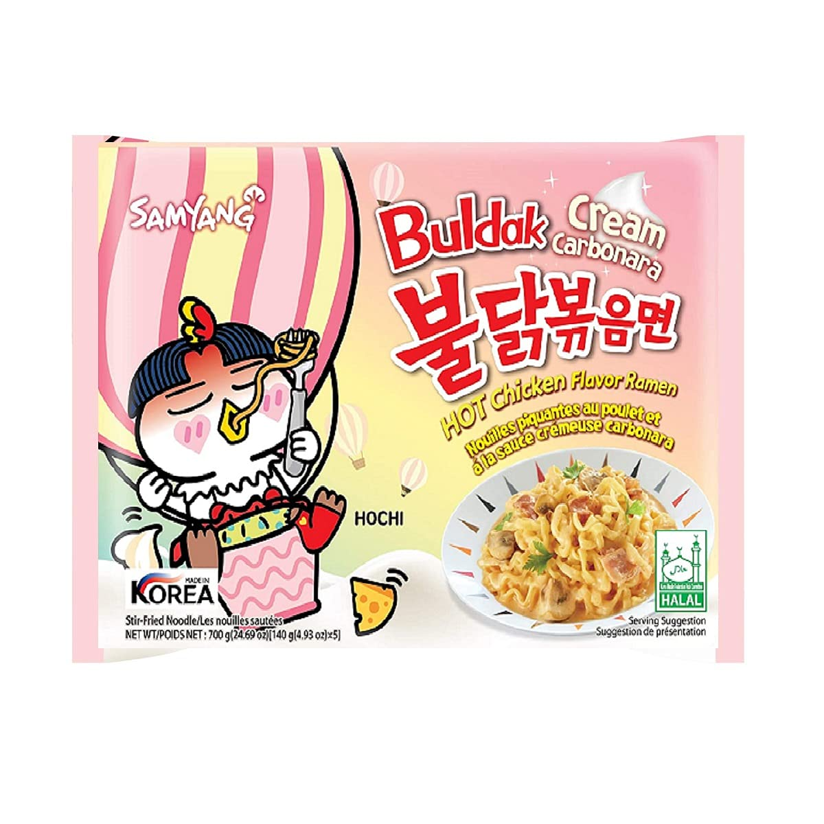 Samyang Buldak Carbonara Hot Chicken Flavor Ramen 140 Gm