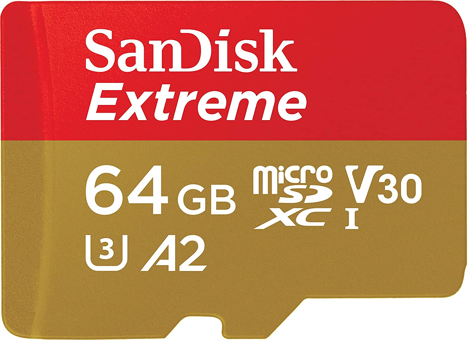 SanDisk 64GB Extreme microSDXC UHS-I Memory Card