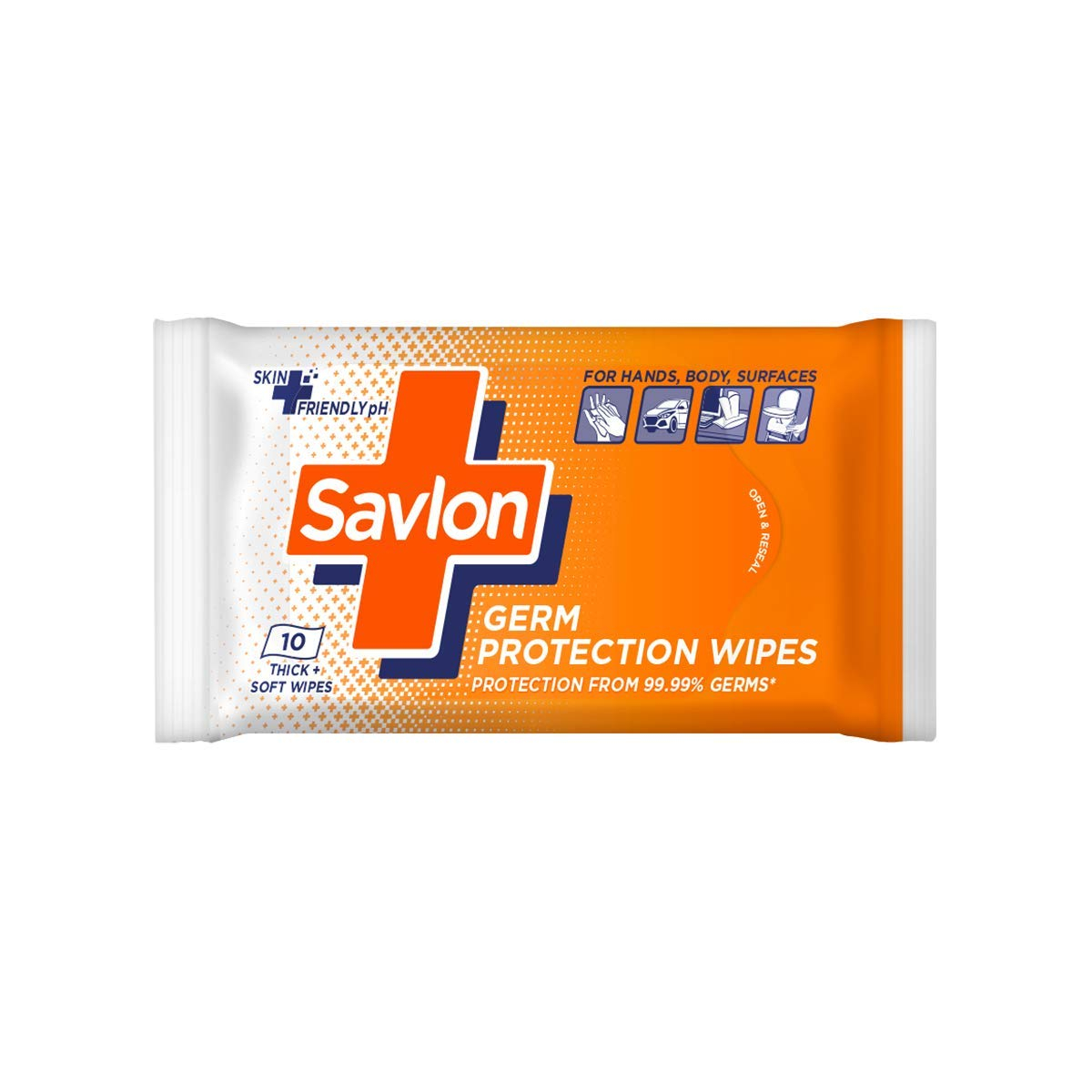 Savlon Germ Protection Wipes, 10 Count