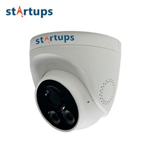 Startups SC-EH-3M2-SDP - H.265 Ip Dome Camera 3 Mp with Poe & Warmlight Full Color