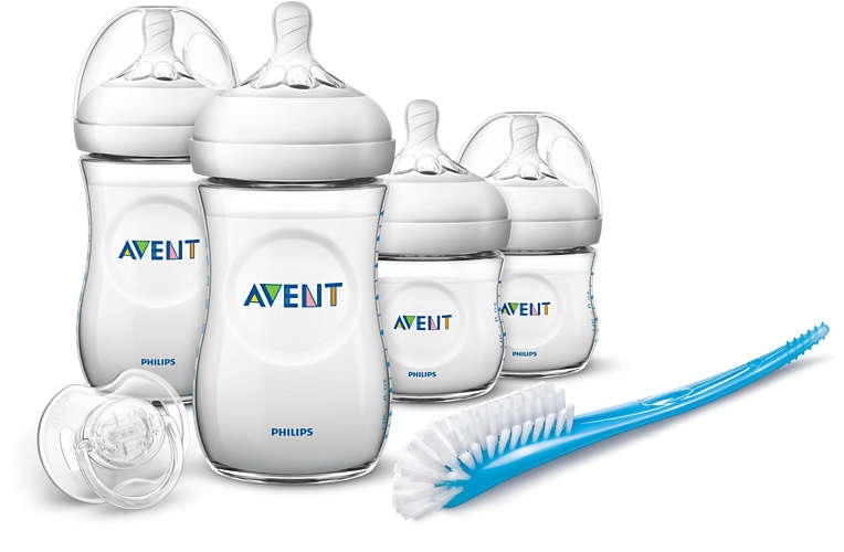 Philips Avent Natural Baby Bottle Newborn Starter Gift Set SCF290/11