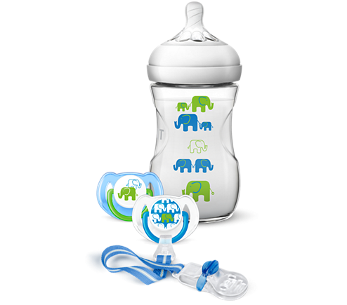 Philips Avent Natural Baby Bottle Newborn Starter Gift Set SCD627/13