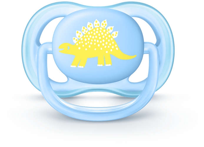 Philips Avent Ultra Air Pacifier For The Baby Boy's Sensitive Skin 0-6 Months Single Pack SCF544/10