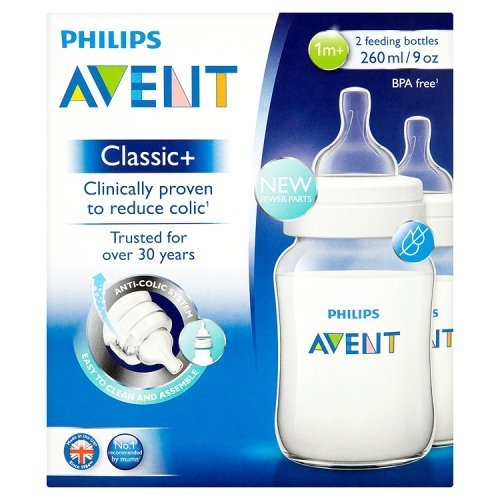 Philips Avent SCF563/27 Bottle Classic Plus PP 260ML Twin Pack