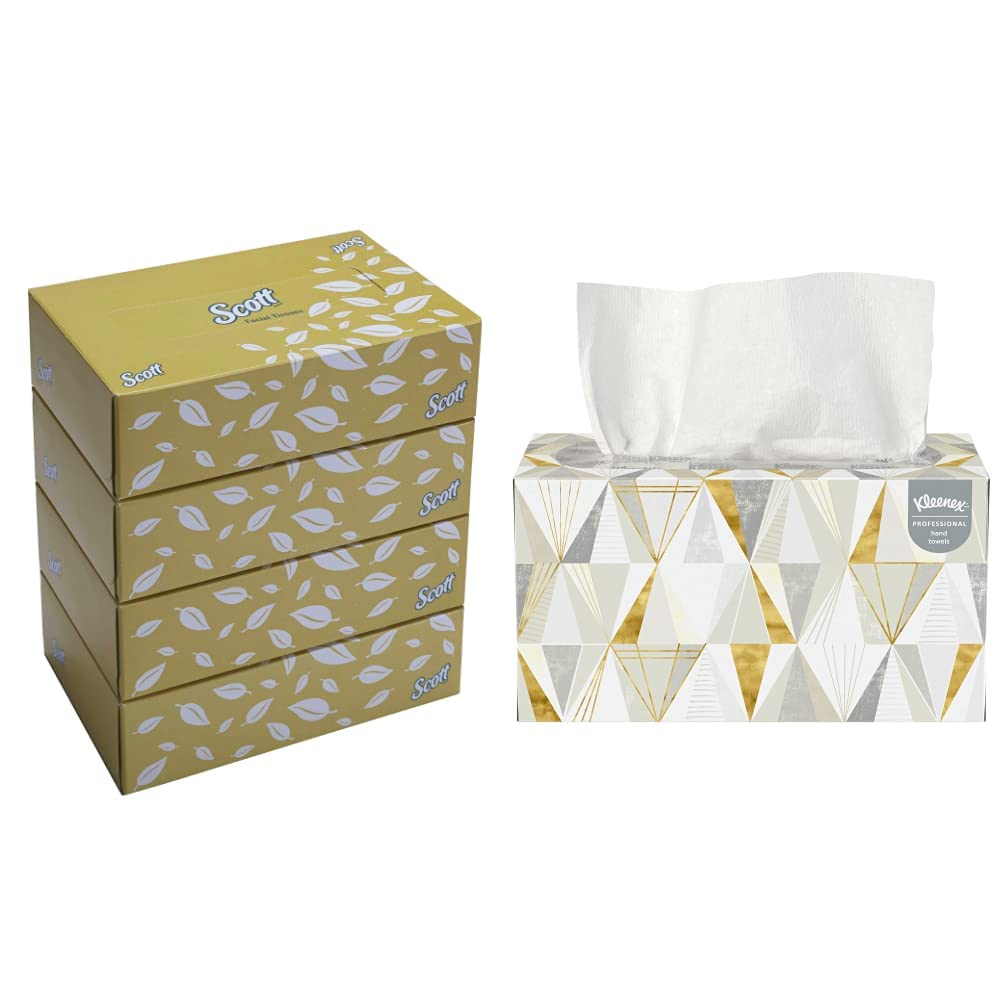 Scott Kleenex Facial Tissue 4*1 Combo