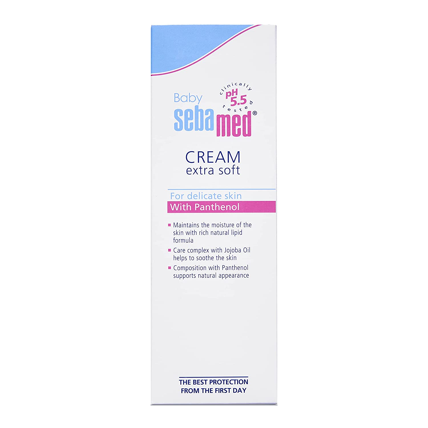 Sebamed Baby Cream Extra Soft 50m|Ph 5.5| Panthenol and Jojoba Oil|Clinically tested| ECARF Approved