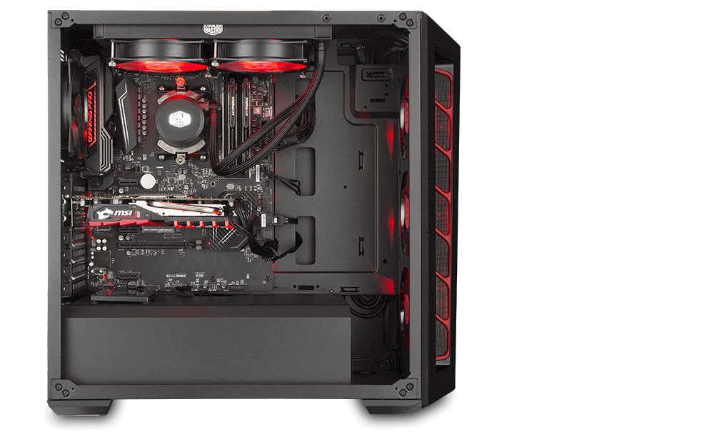 Cooler Master MasterBox MB510L ATX Mid-Tower with Carbon Texture Front Panel CPU Casing