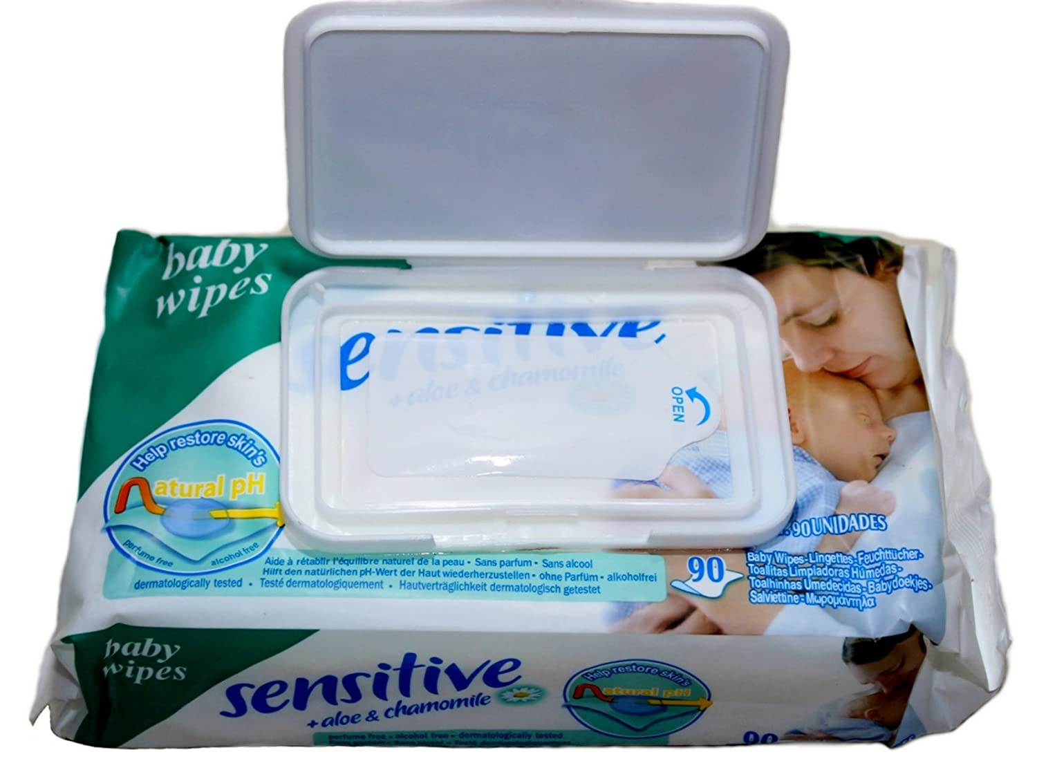 Sensitive Baby Wipes - 90 Wipes
