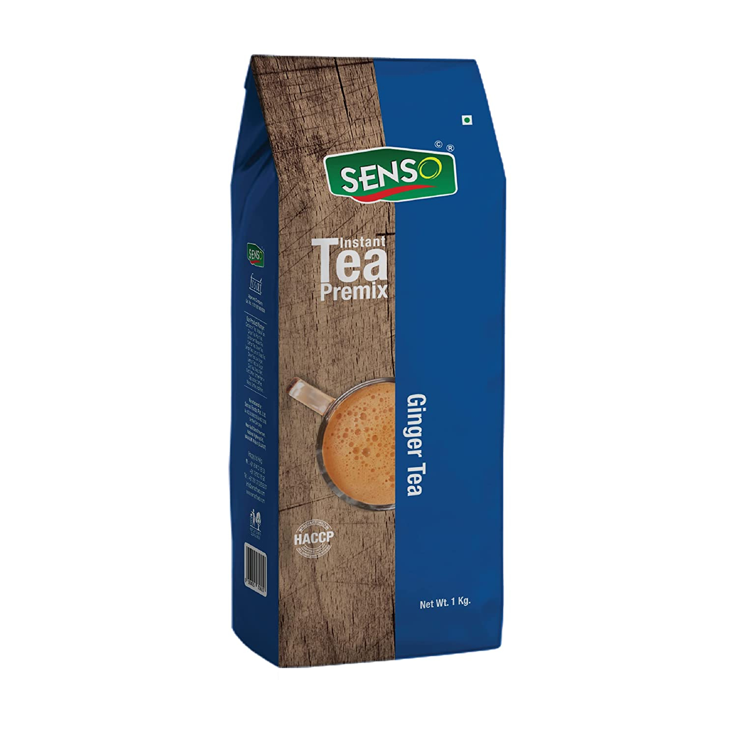 Senso Ginger Natural Care Tea 1 kg Pack - Incredibly Authentic | Strong Chai | Premium Powder | Ginger Chai |Desi Chai | Readymade Tea | Adhrak Chai | Tea Ginger Mix (Pack of 1)-Natural Ayurvedic Herbs for Immunity Tea premix