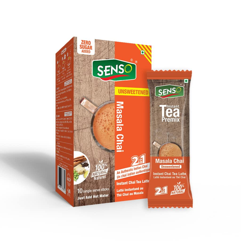 Senso Masala Unsweetened Tea Premix 10 Sachets