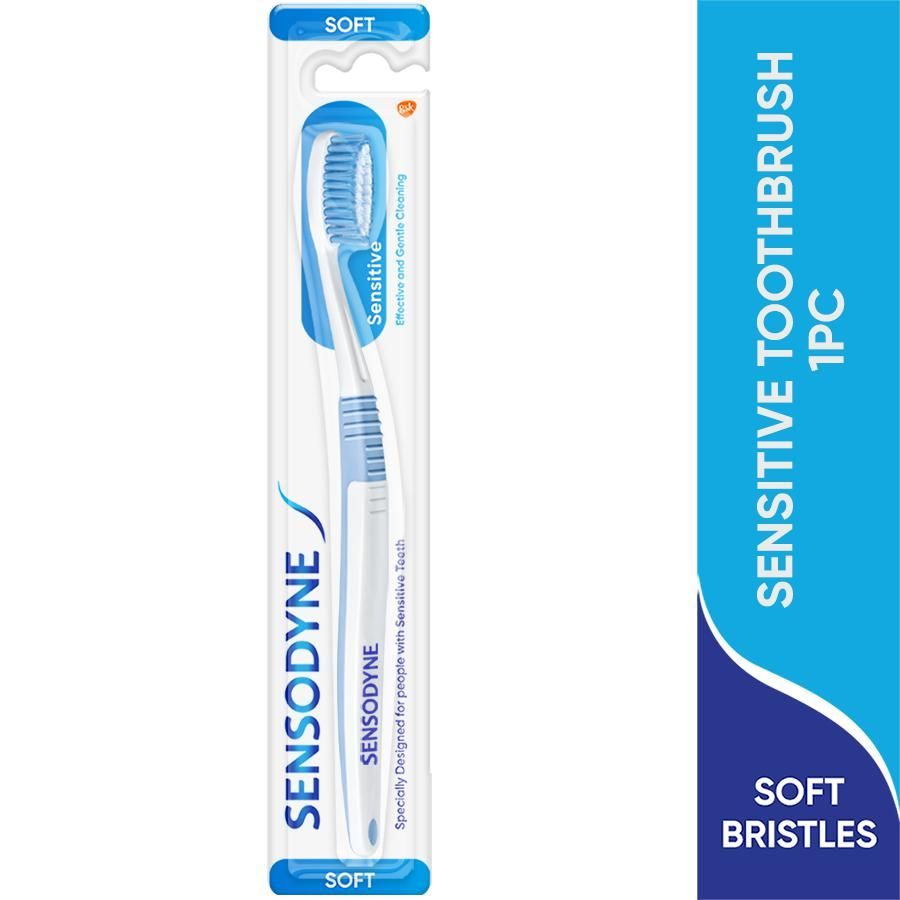 Sensodyne Sensitive Toothbrush - With Soft Rounded Bristles