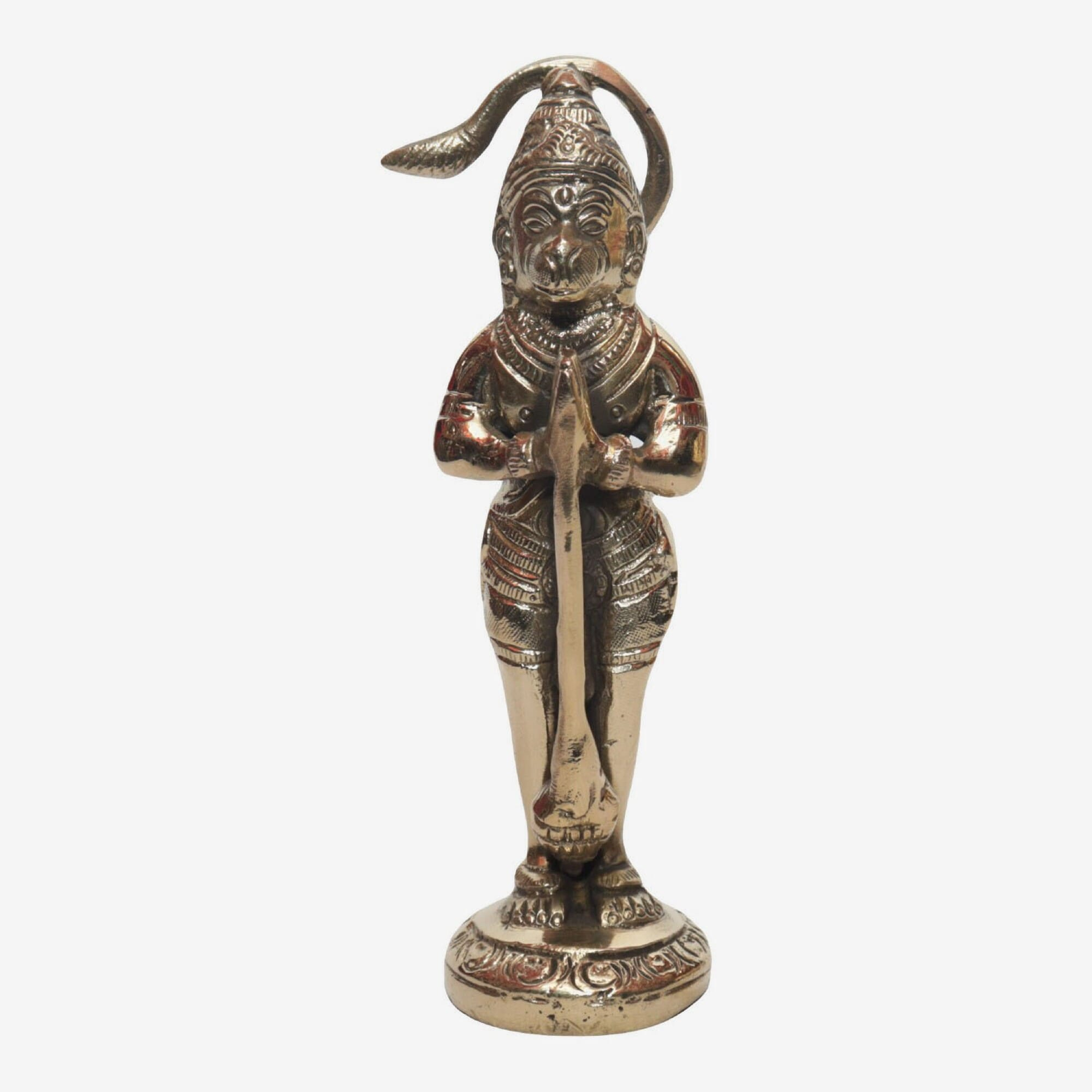 Seven Chakra Handicraft - Standing Hanuman Statue 13 cm 360 g