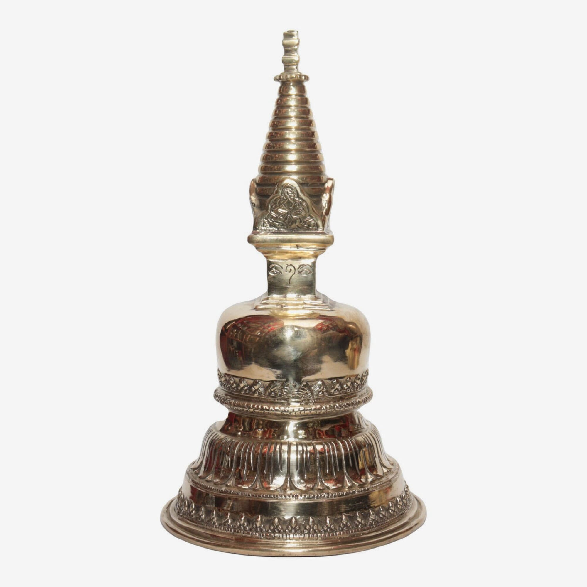 Seven Chakra Handicraft -Stupa Chaitya Statue 33 cm 3.38 Kg